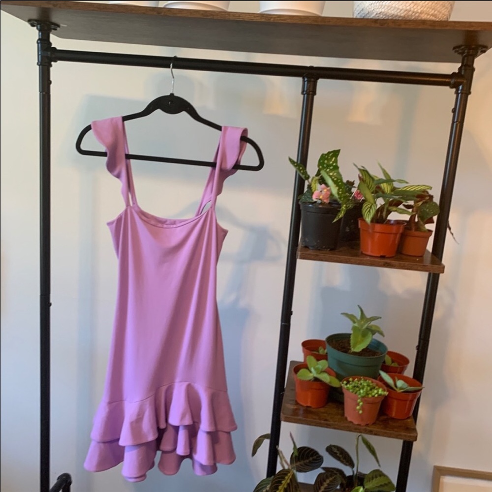 Susan Monaco Ruffle Strap Dress